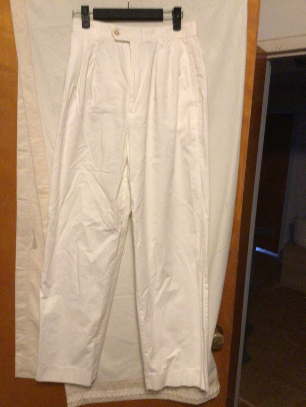 Calvin Klein Sport Vintage 100% cotton pants tapered leg SZ 8